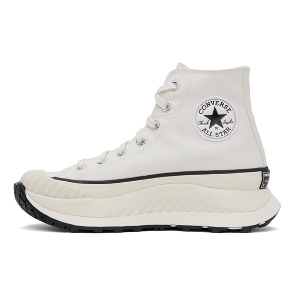 Converse High-top cotton canvas sneakers in white - Picture 3 of 5